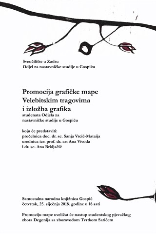 Promocija i izložba grafika iz mape „Velebitskim tragovima“ u Gospiću